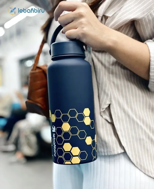 LEBAHBIRU - Tumbler Termos Honestbee 1L Stainless Steel 5