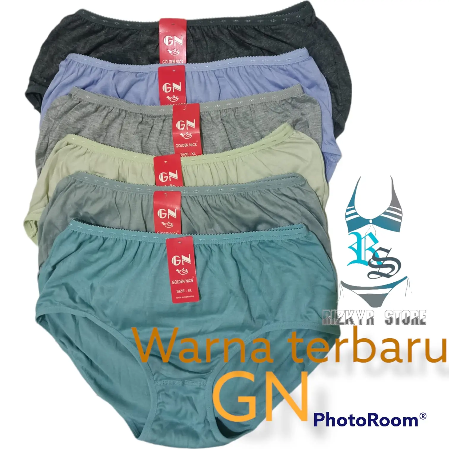 Promo Live Celana Dalam Wanita GN  Warna Terbaru Katun Polos