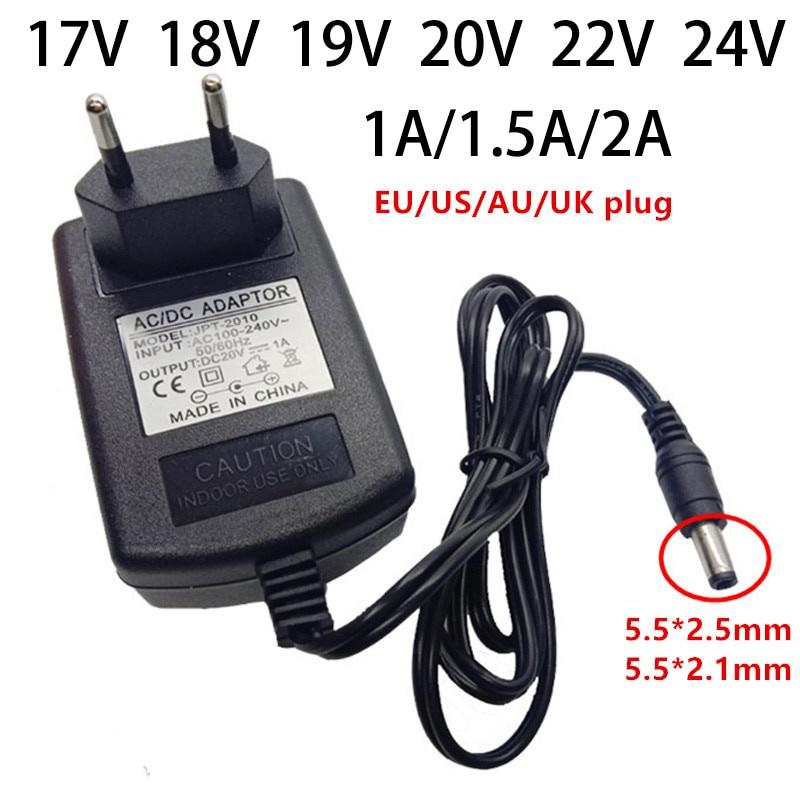 17V 18v 19v 20V 22v 24 V universal power adapter EU US UK AU 17 18 19 ...