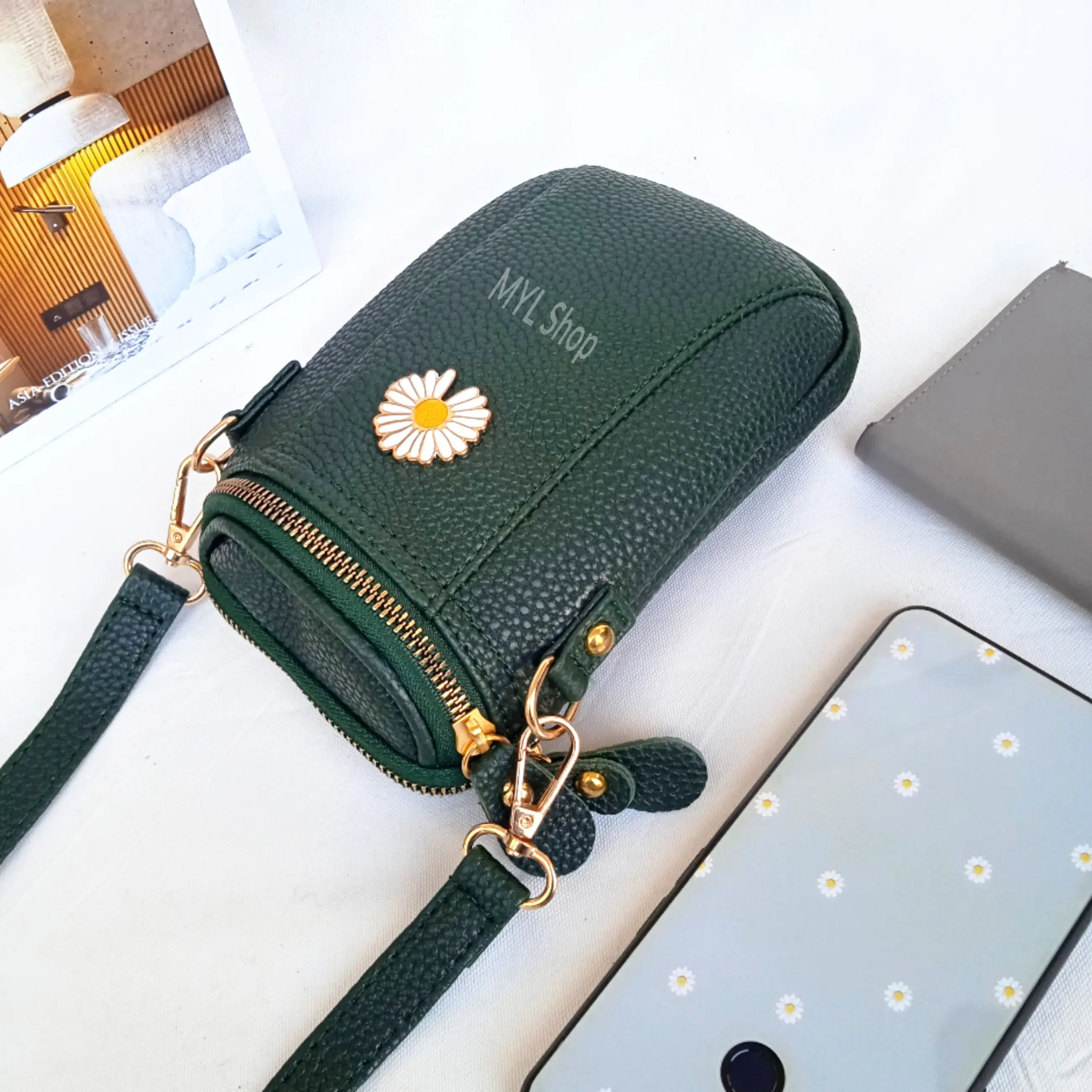Tas Selempang Wanita Jeslyn Phone Bag Tas Wanita Kulit Slingbag Cewek