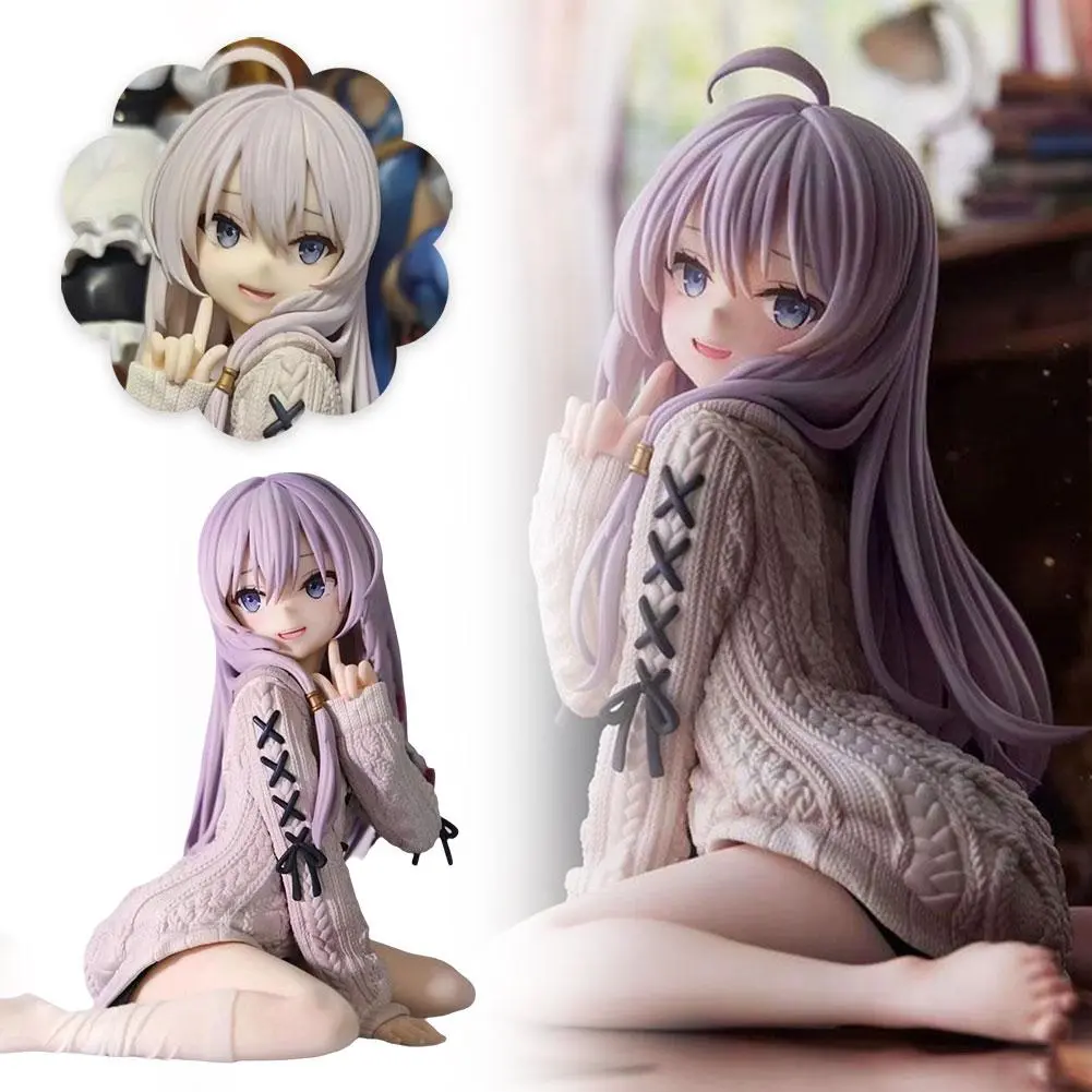 Mô Hình Anime Elaina, Hành Trình Đồ Chơi 15Cm, Váy Dệt Kim Phù Thủy Elaina, Mô Hình Hành Động, Làm Bằng Chất Liệu PVC, R8Q4
