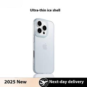 Compatible with Apple 16 Phone Case Ultra-thin iPhone 14 Pro Max Ice Breath 15 Full Protection Anti-drop 13 Soft Case 12