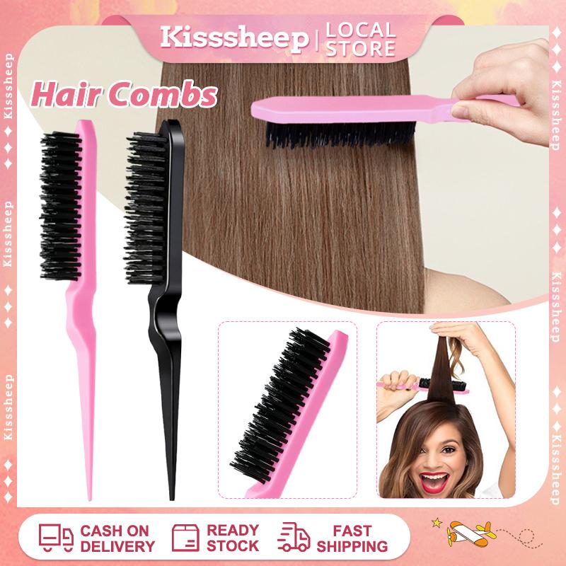 Hair Combs Professional Teasing Combs Ergonomic Design Slim Line ...