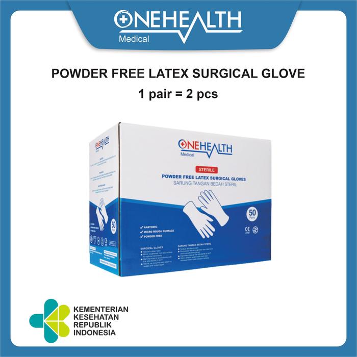 Gambar Onehealth Sarung Tangan Latex Surgical Powder Free Sterile – Size 6.5, 7, 7.5, 8 | Sarung Tangan Bedah Steril – Pairs - 6,5 dari Onehealth Indonesia Kab. Tangerang Tokopedia