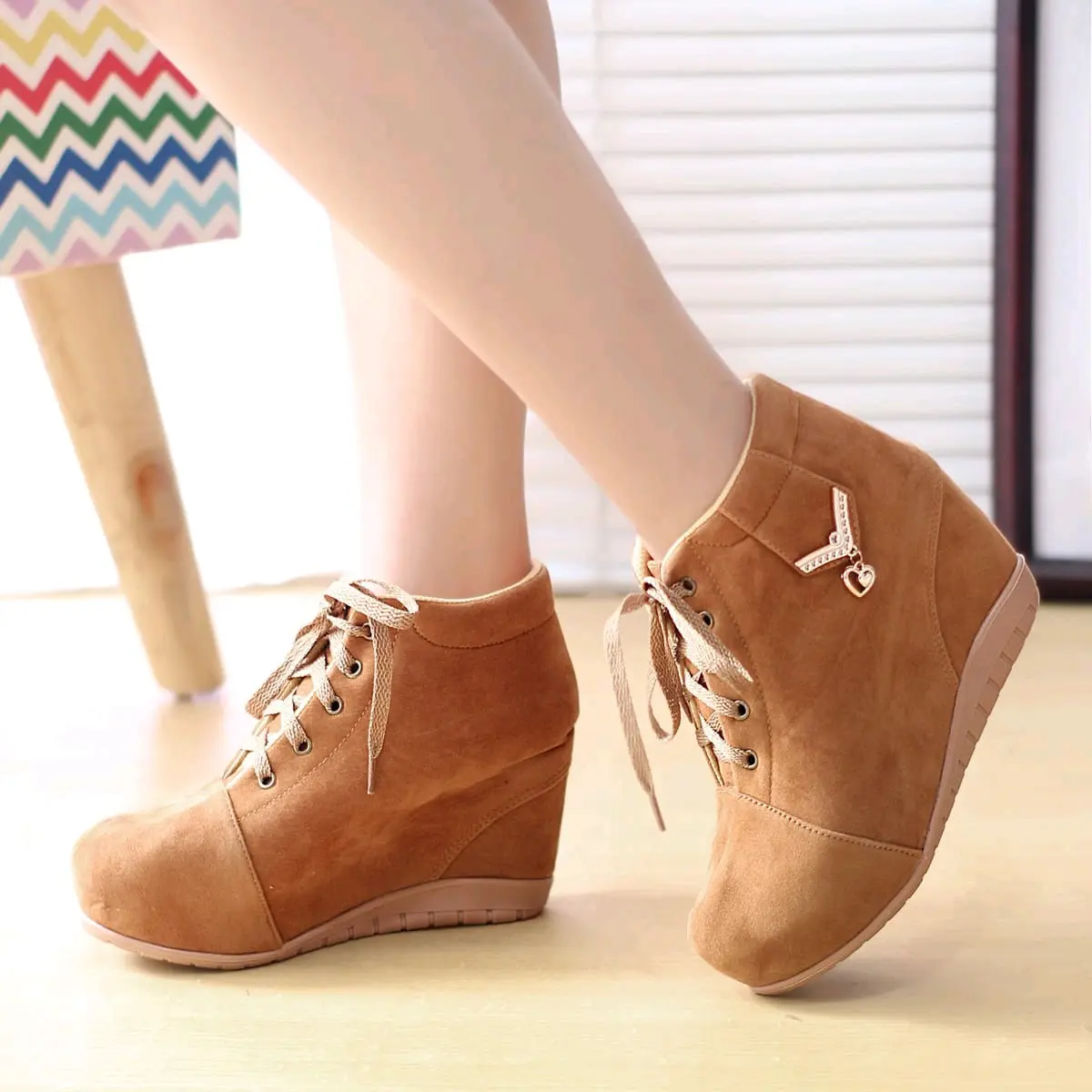 Sepatu boots wedges Bkr 14