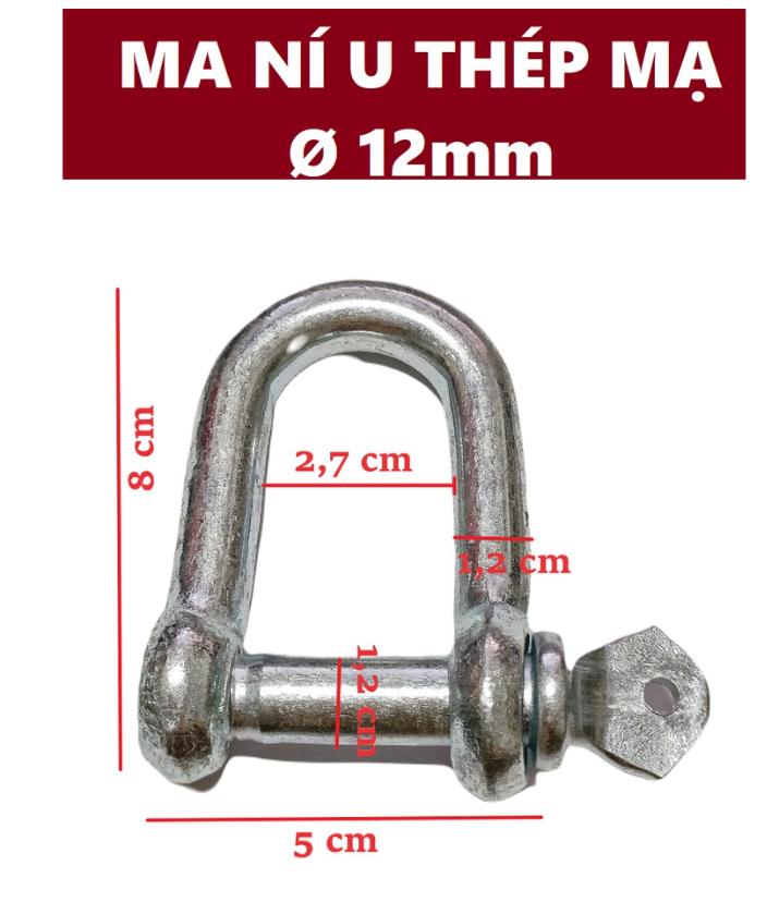 Product Introduction of Ma ní chữ U thép mạ kẽm [ Ø 12mm ] 11