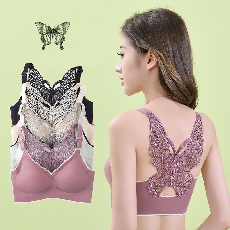 Áo Ngực thể thao không gọng phối ren quyến rũ cho nữ 40-105kg (Mã sản phẩm LS129) Bra Tập Yoga Top 3