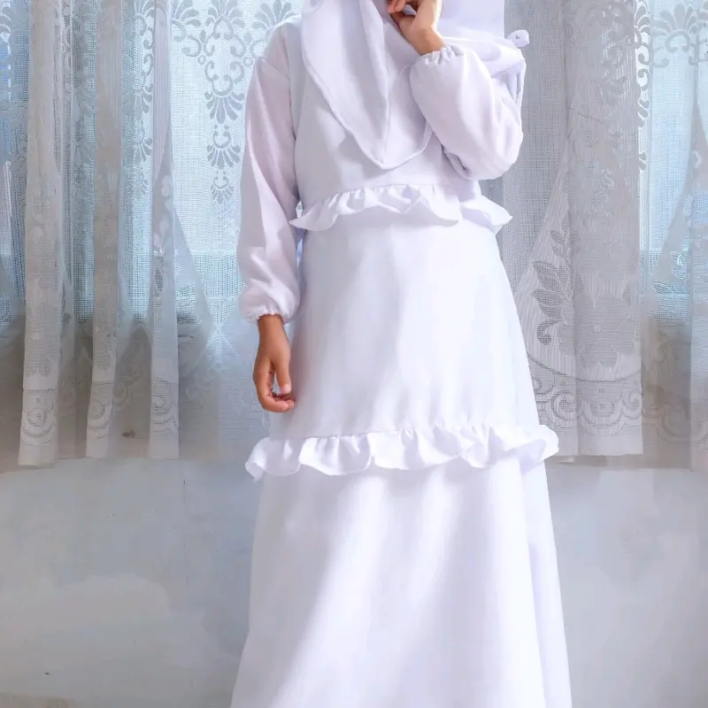 Gamis Anak Putih Terbaru Kekinian Gamis Anak Terbaru 2023 2