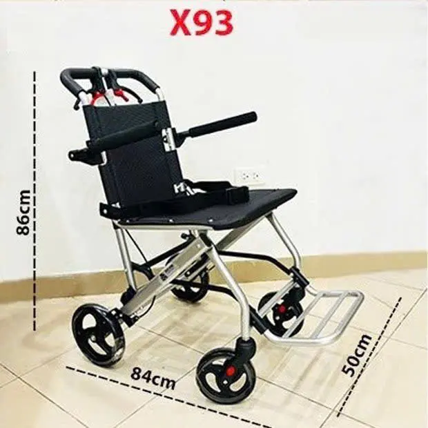 Xe lăn du lịch,gấp gọn để ô tô Lucass X93(bảo hành 6 tháng) 0