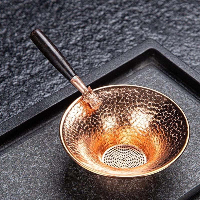 Lọc trà đồng đỏ gò tay cao cấp 2