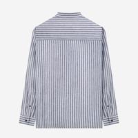 Gambar DUHA Baju Koko Linen Lengan Panjang - White Navy - Sayf - L dari Duha Muslim Wear Kota Tangerang 5 Tokopedia