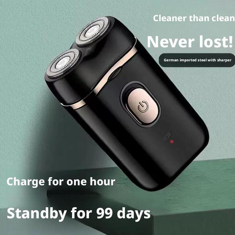 Great Value Package! Electric Shaver Plus Electric Nose Hair TrimmerTwin Blade Dry Wet Razor Beard Trimmer TypeC Rechargeable Men Razors Machine Cordless Shave 1