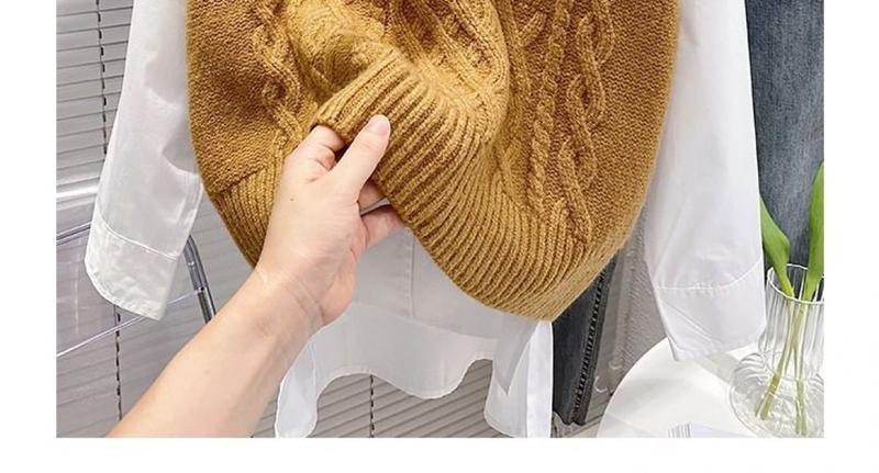 Product Introduction of Áo Len Không Tay Xoắn Cổ Điển Bộ Sưu Tập Mùa Xuân Và Mùa Thu, Dành Cho Nữ, Phong Cách Hàn Quốc, Váy Băng Quấn Dáng Rộng Rãi, Áo Vest Dệt Kim, Cổ Tròn Bên Ngoài, Hàng Mới Về Năm 2025 14