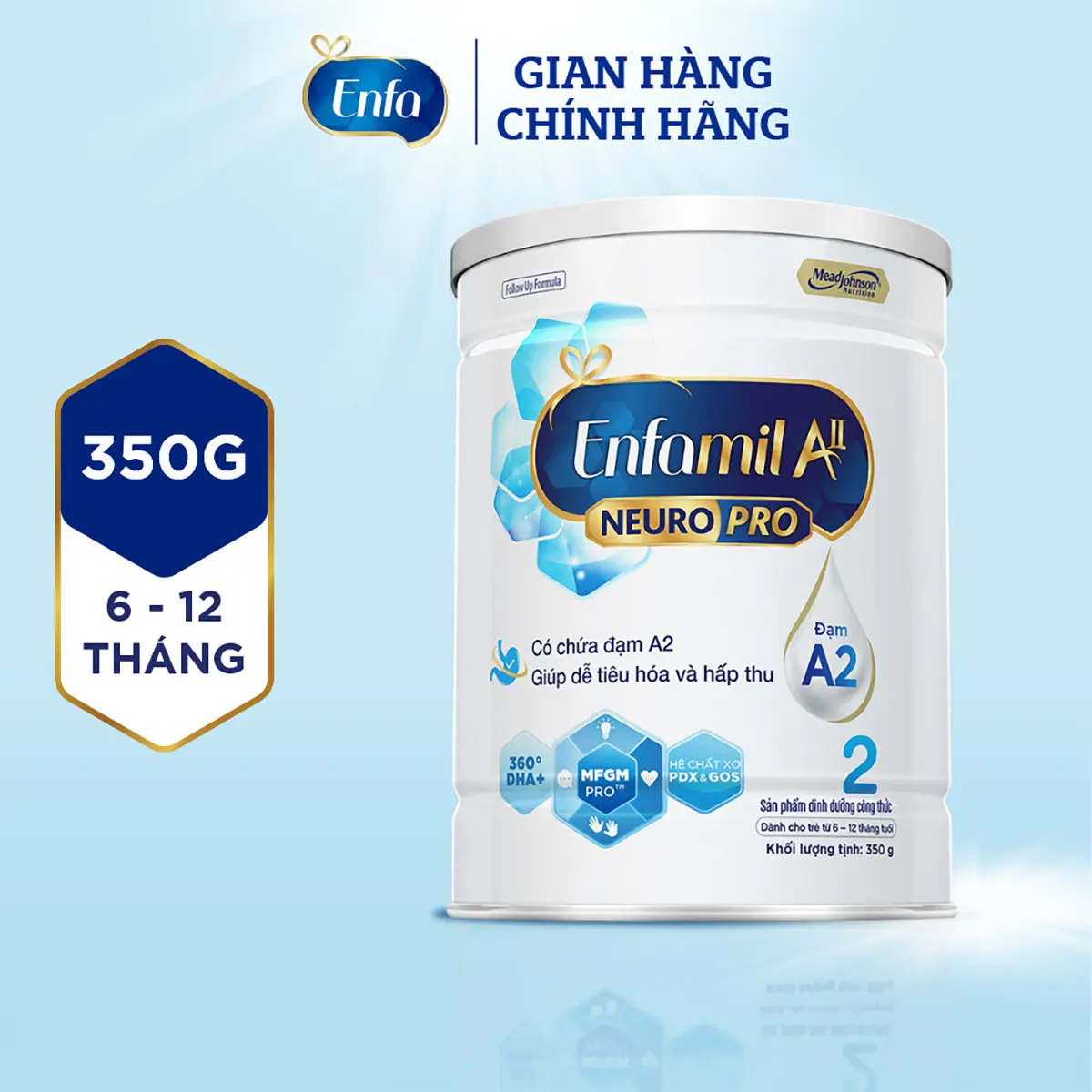 Sữa Bột Enfamil A2 Neuropro 2 – 350g
