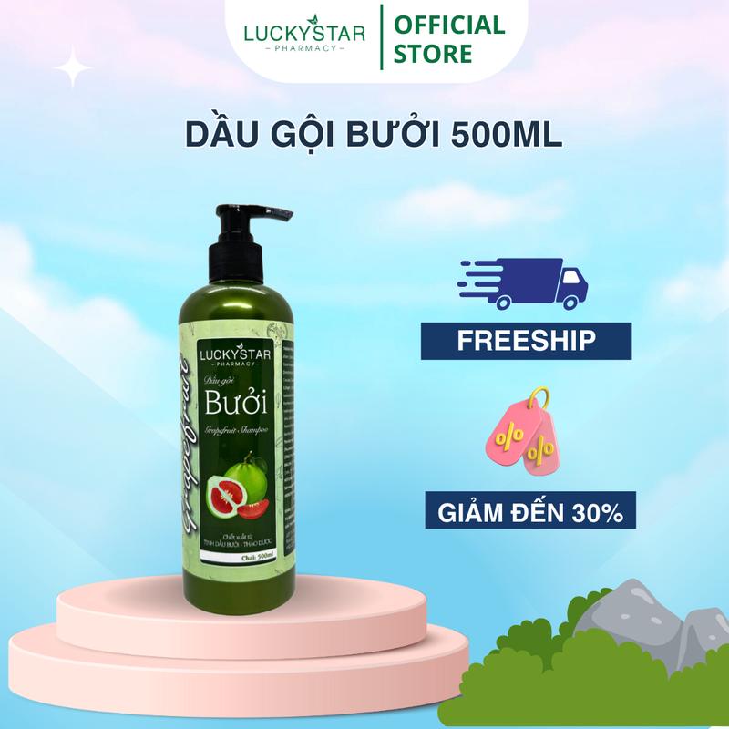  Dầu Gội Bưởi Cao Cấp AK 500ml  Lucky Star Dưỡng Tóc  Mùi Hương Hoa Bưởi Tinh Dầu Vỏ Bưởi - Nữ dầu  gội 