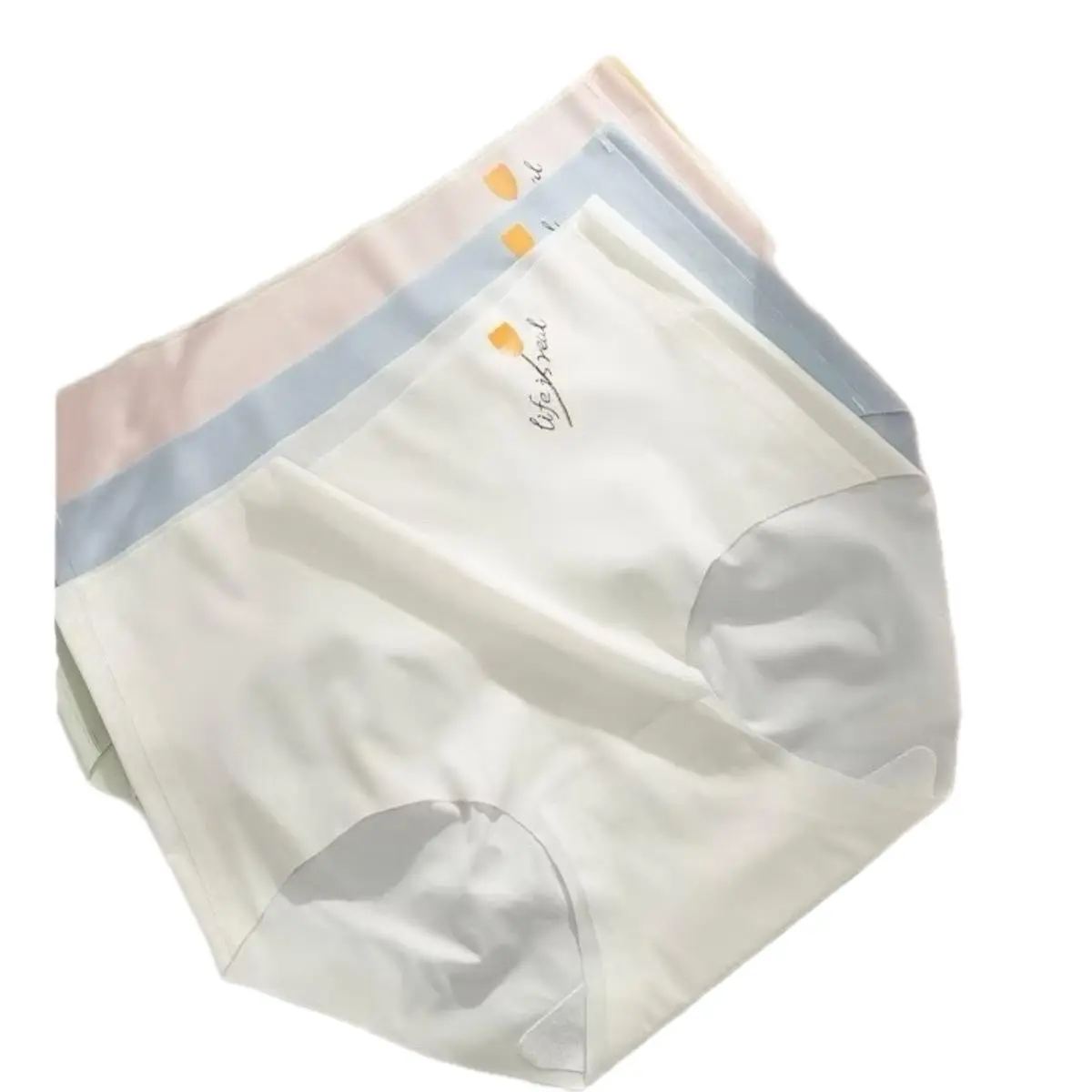 Combo 5 quần su lụa hoa tuylip mỏng nhẹ tàng hình không đường may không lộ viền đáy có lớp kháng khuẩn dành cho nữ -