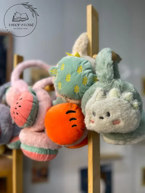 Bịt Tai Giữ Ấm Mùa Đông Cho Trẻ Em và Người Lớn Hình Hoa Quả, Động Vật Dễ Thương Ngộ Nghĩnh 1
