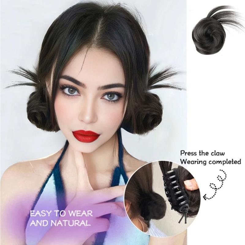 Búi Tóc Nhỏ Tổng Hợp, Ngọt Ngào Và Ngầu, Búi Tóc Đôi Bó Xoắn, Nối Đuôi Tóc Kẹp Càng Cua Thấp, Kẹp Càng Cua, Thích Hợp Cho Bé Gái 1
