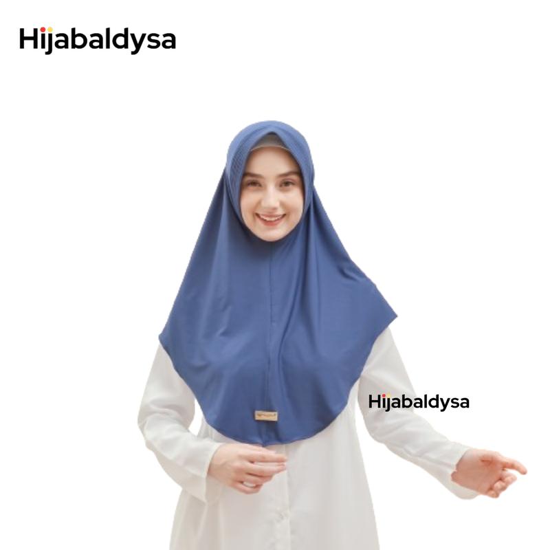 Hijab Instan Bergo ALEESHA Santai Sore Hari Bisnis Nyaman Lembut Muslim Kerudung Empat Segi Panjang Segitiga 5