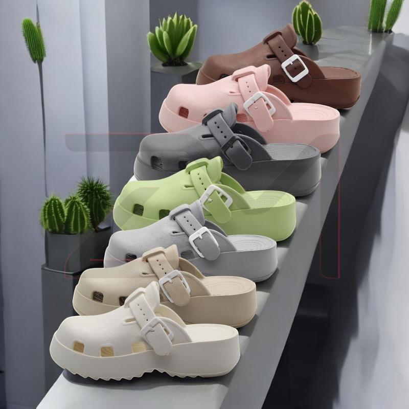 F808 | Sandal Baim Wanita Clog | Sendal Jelly Wanita Terbaru | Sandal Wanita Tebal Dan Empuk  Anti Slip 0