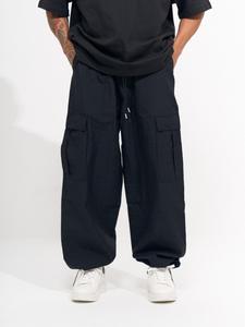 Men's Solid Color Outdoor Pants, Casual Comfy Trousers for Outdoor Wear, Fashion Men's Bottoms for Daily Wear