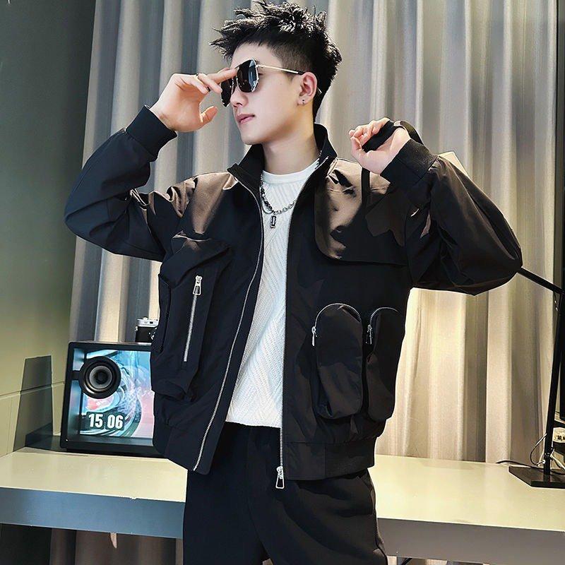 Áo khoác gió túi hộp phong cách Hàn dễ phối đồ GUSSET MEN AG05 3