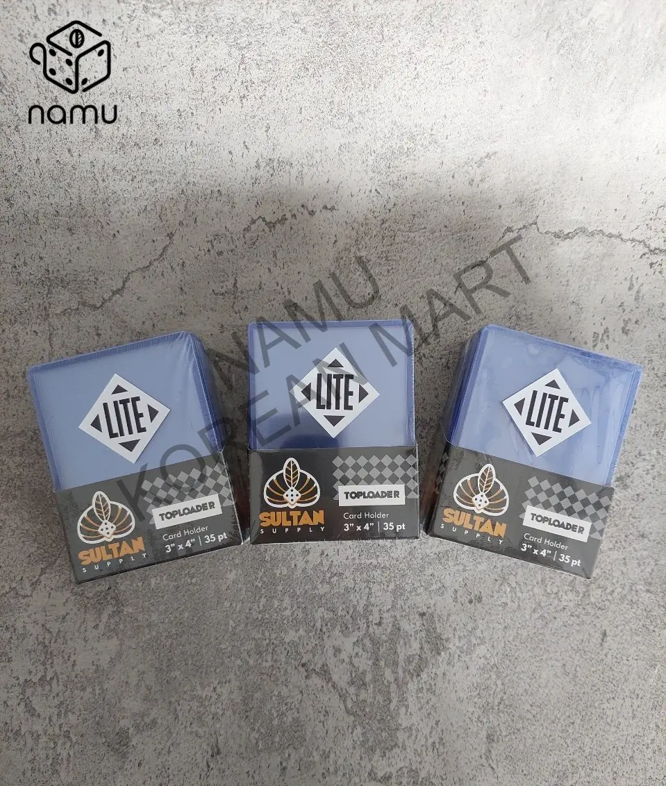 Sultan 35pt Toploader Lite Binder Album KPOP PC 3x4 / Pack / 10pcs / 5pcs / Toploader