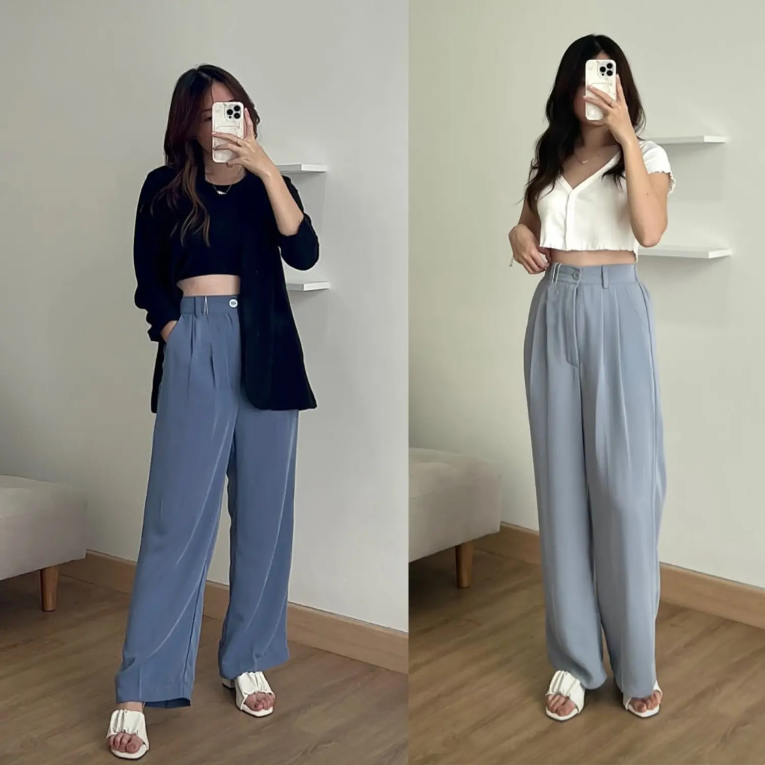 IYOSH | Loose Pants 332 PREMIUM Bahan Sedikit Stretch (melar) - Celana Kulot Panjang Wanita