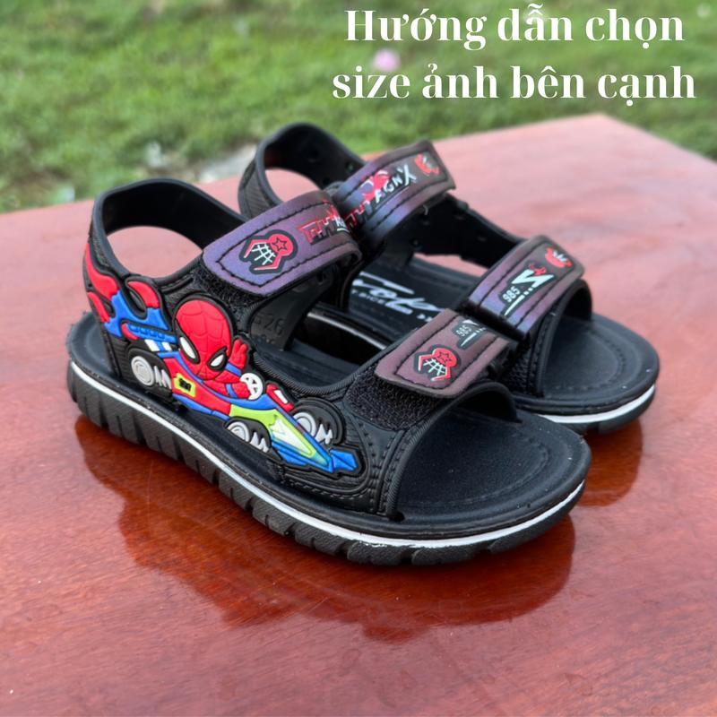 Dép sandal siêu nhân cho bé trai từ 3 đến 10 tuổi HD158