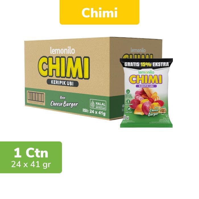 Gambar 24 pcs Lemonilo Chimi Keripik Ubi Cheese Burger 41g - FS dari Lemonilo Kota Administrasi Jakarta Utara Tokopedia