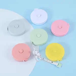 METERAN MINI GULUNG PENGUKUR LINGKAR PERUT H493 BAJU JAHIT MEASURE TAPES HIGH QUALITY WARNA PASTEL ALAT UKUR KAIN