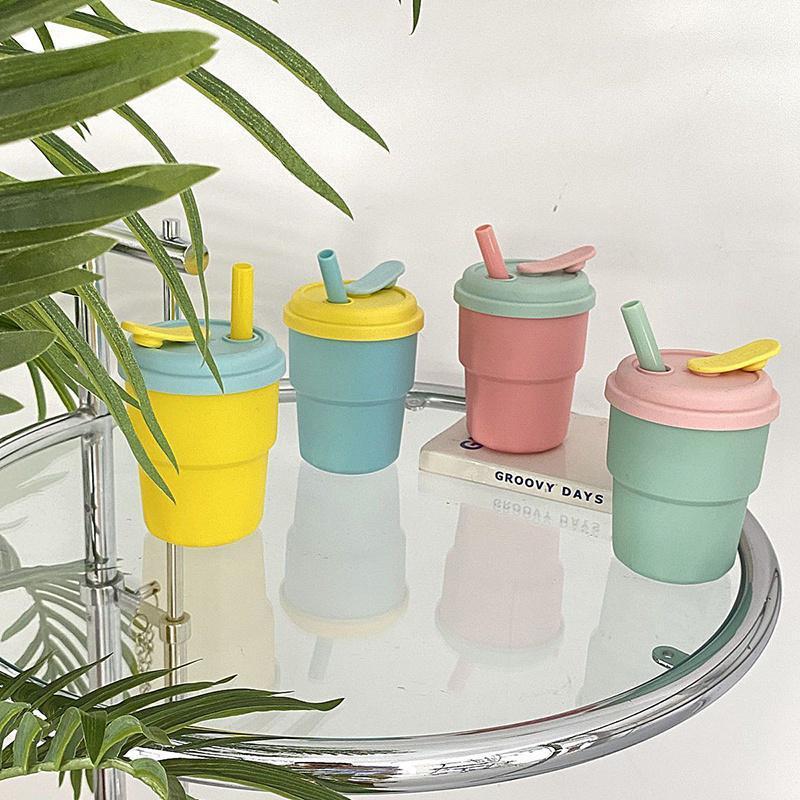 Full plastic cup water cup portable sealed creative hand cup ins fashion gift logo plastic cup 1