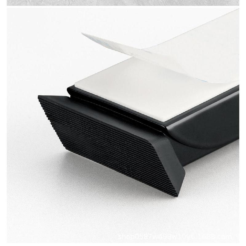 Product Introduction of New Stainless Steel Folding Door Stop Self Adhesive No Drilling Door Wedge Anti-collision Sound Dampening Door Holder Door 33