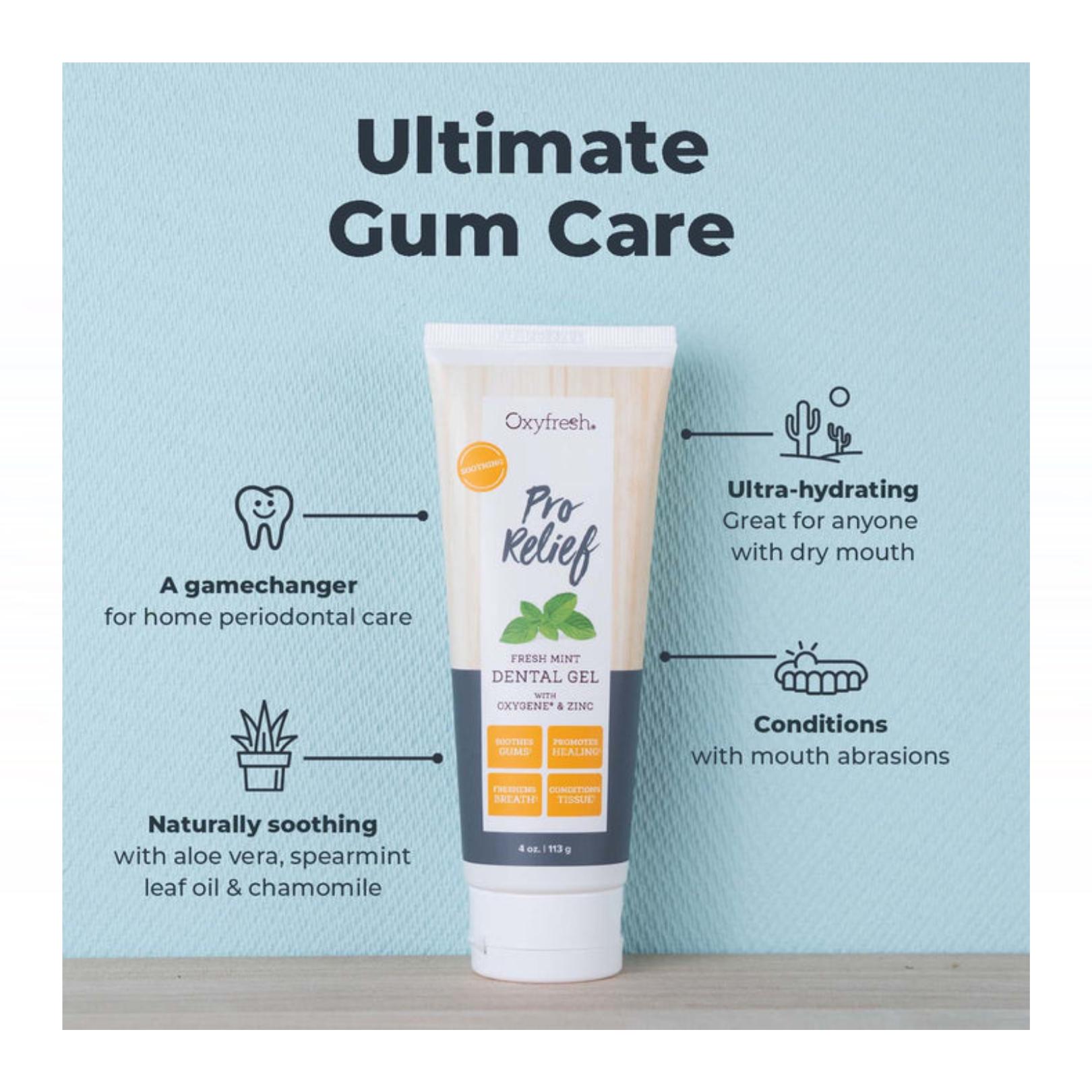 Oxyfresh Dental Gel Obat Sariawan Luka Mulut Gusi Dewasa & Anak 28 / 113gr - Original USA