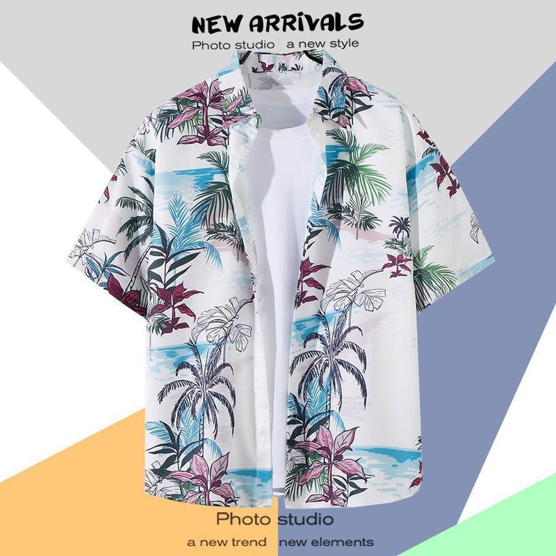Product Introduction of Áo Sơ Mi Đi Biển Thường Ngày Dành Cho Nam Giới, Áo Sơ Mi ngắn Tay Áo Mỏng Mùa Hè, Áo Sơ Mi In Hình, Dáng Rộng Vừa Vặn, Áo Sơ Mi Hawaii Sành Điệu, Thích Hợp Cho Phụ Nữ, Năm 2025 11