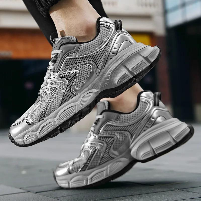2024 Aanpassen Man Casual Mode Sneakers Snelle Levering Dropshipping Blank Mesh Wandelen Hardlopen Sportschoenen voor Mannen Atletische Hardloper_voghion.com