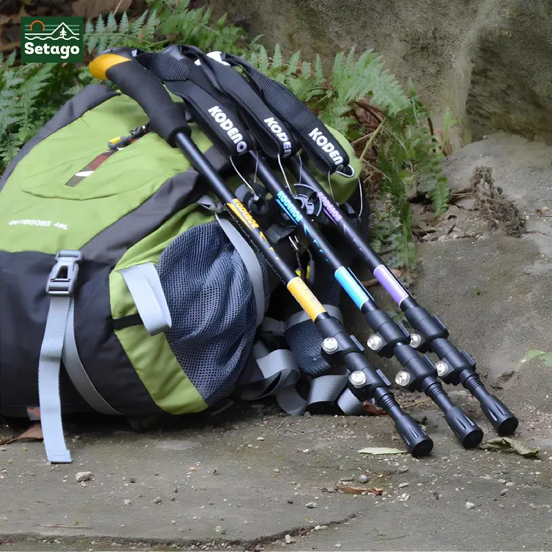 Gậy trekking siêu nhẹ - Gậy leo núi, gậy đi bộ vật liệu nhôm 7075 7