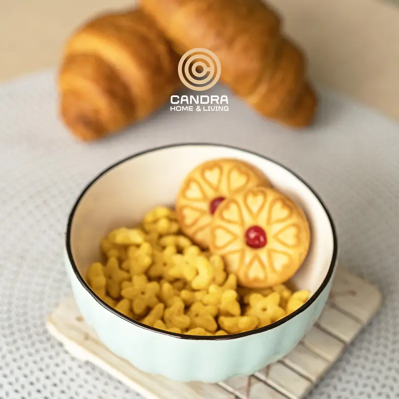 1 Pc Mangkok Keramik Model Labu / Pumpkin / Bowl Soup 4.5 inch - 11.5 cm 2