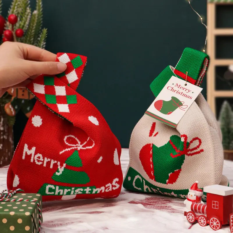 New Christmas gift bag high sense Christmas small gift packaging Christmas Eve Apple gift packaging box