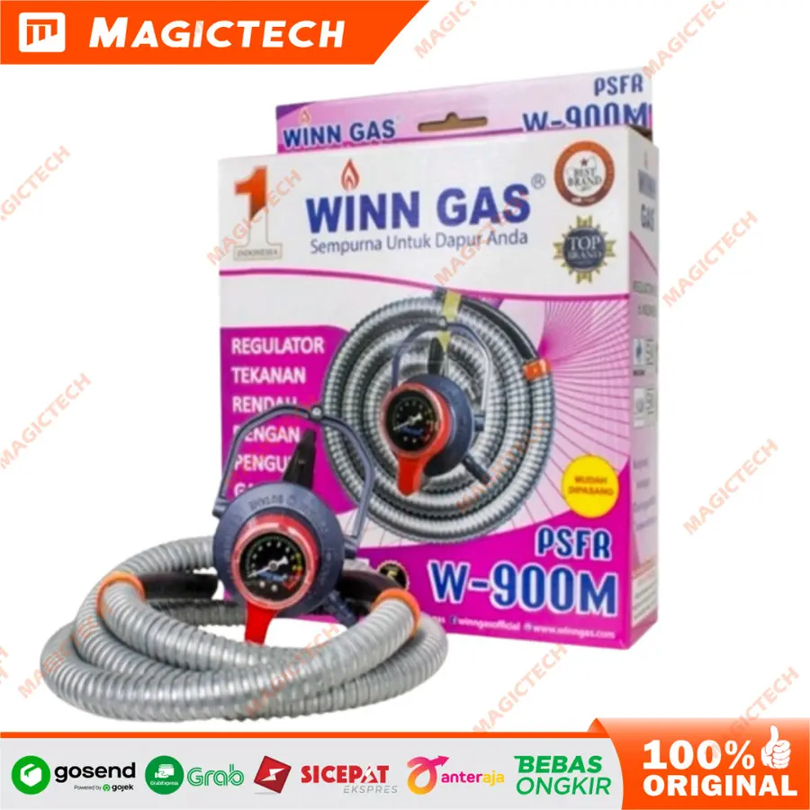 PAKET SELANG GAS + REGULATOR WINN GAS W-900M