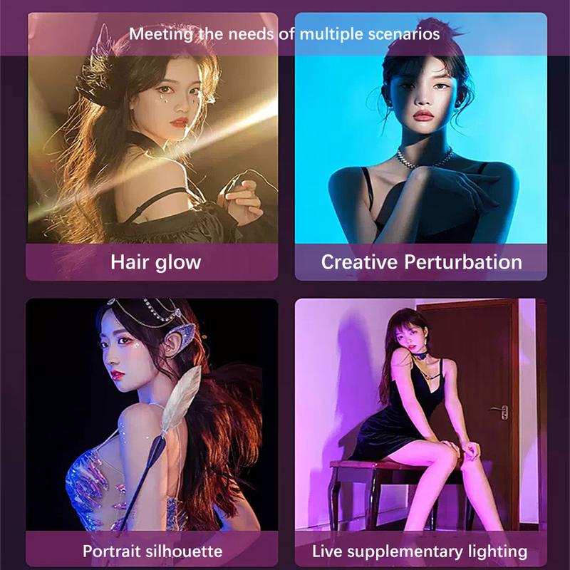 【 Hàng Có Sẵn 】 đèn Lấp Đầy Để Chụp Ảnh, Gậy Đèn Lấp Đầy Nhiệt Độ RGB / Ba Màu, Gậy Đèn LED Cầm Tay Di Động Nhiều Màu Sắc Có Vách Ngăn, Đèn Chụp Trong Nhà, Đèn Tạo Không Khí Phát Sóng Trực Tiếp Ngoài Trời Đủ Màu 6