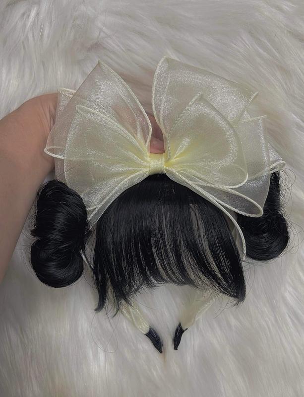 Tóc 2 Búi Nơ Cho Bé 3 Tháng Đến 3 Tuổi Cài Tóc Phụ Kiện Tóc