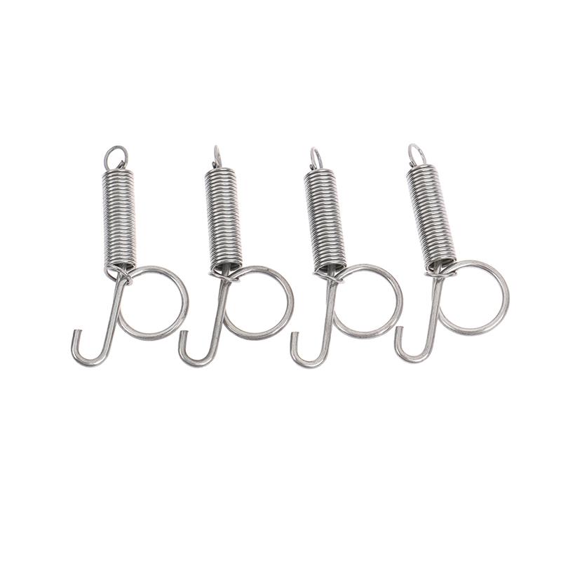Product Introduction of 10Pcs Multipurpose Spring Lock Animal Pet Cage Latches Lock Spring Rabbit Cage Door Tension Spring with Hook 25