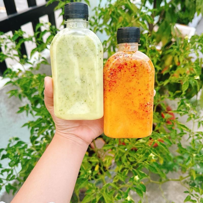 Combo 2 chai Muối chấm hải sản (300gr/chai) (không tem nhãn) . Nước Sốt Gia Vị Cay Chua