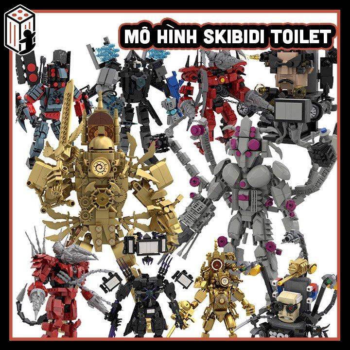 Skibidi Toilet Mô hình Lắp ráp Sáng Tạo Đồ chơi Bộ lắp ráp Nhân vật Bồn Cầu Người Tivi Người Camera 75003 - 11023 