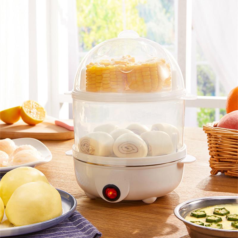 Shile-Nồi Hấp Trứng Nhiều Lớp, Máy Ăn Sáng Nhỏ, Nồi Hấp Mini Một Lớp Đa Chức Năng Cho Gia Đình, Máy Đánh Trứng Sưởi Điện