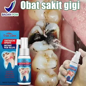 Obat sakit gigi semprot semprotan pereda nyeri obat sakit gigi berlubang obat sakit gigi berlubang ampuh 30ml Obat sakit gigi anak obat sakit gigi gusi bengkak cepat perawatan mulut pereda cacing gigi Semprotan Pereda Nyeri [V90]