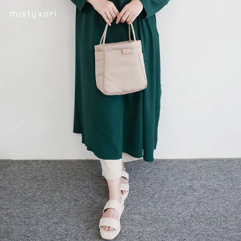 MISTYVORI | Irene Tunik Baju Wanita Basic Anti Kusut Polos Muslim Panjang Katun Soft Simple Formal Atasan Kasual Simple Casual Semi 7