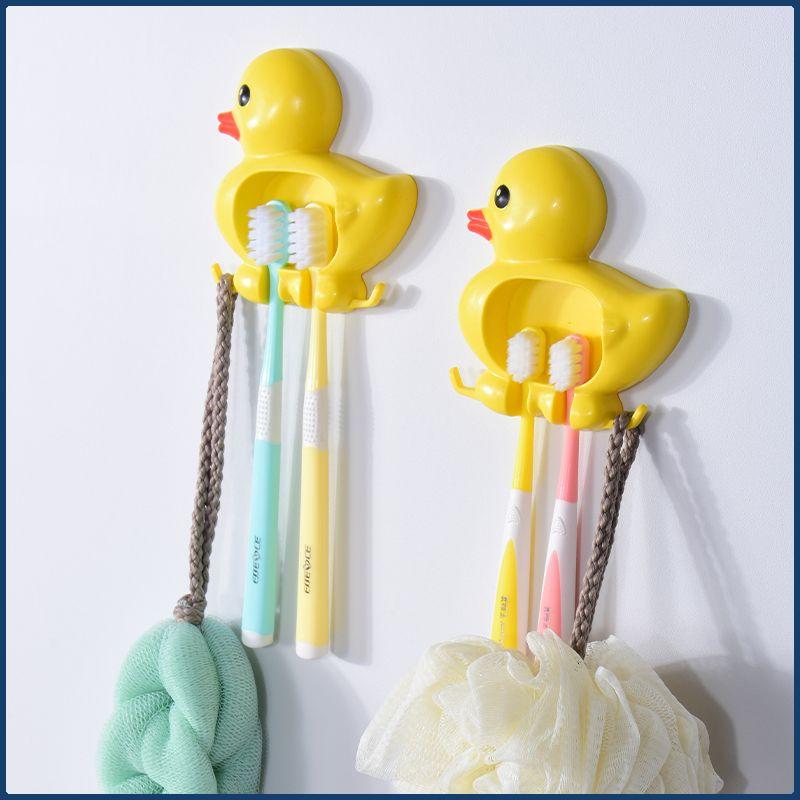 Product Introduction of Giá Để Bàn Chải Đánh Răng, Thiết Kế Hoạt Hình, Treo Tường, Gia Dụng, Không Đục Lỗ, Móc Phòng Tắm, Giá Để Bàn Chải Đánh Răng, Bộ Giá Đỡ 5