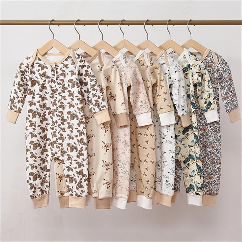 Spring Summer Baby Clothes Floral Newborn Boy Girl Romper Long - TikTok ...